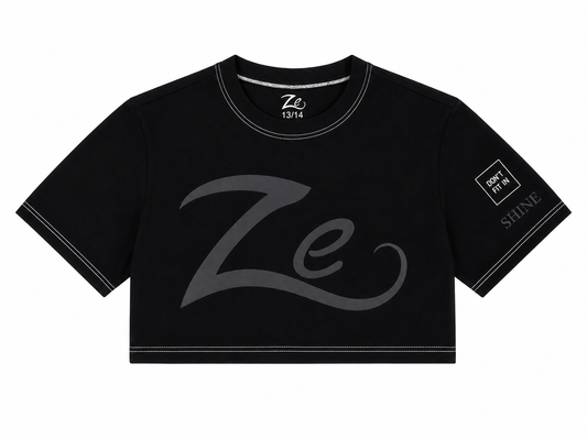 Ze Women’s Cropped Oversized T-Shirt