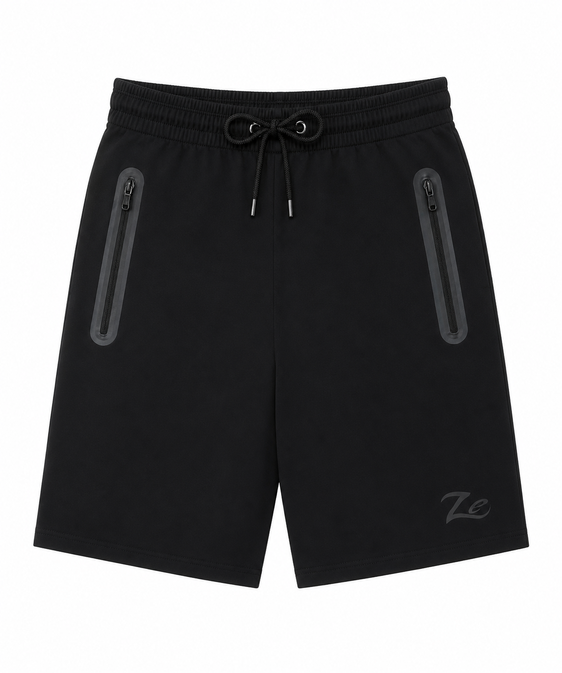 Black Reflective Unisex shorts "Shine"
