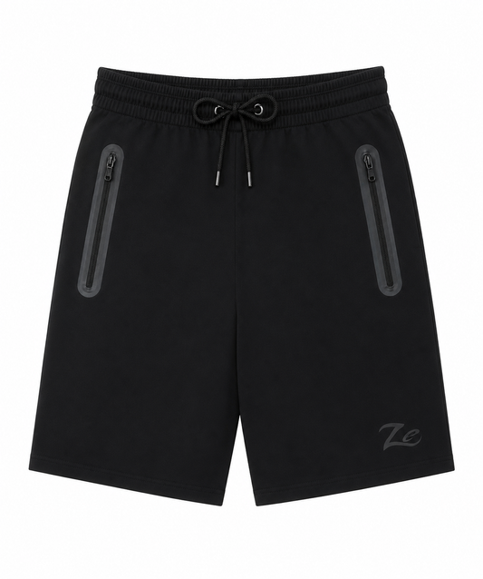 Black Reflective shorts "Shine"