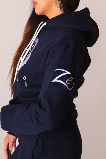 ZeTrillo "Be Great" Hoodie (Navy Blue)