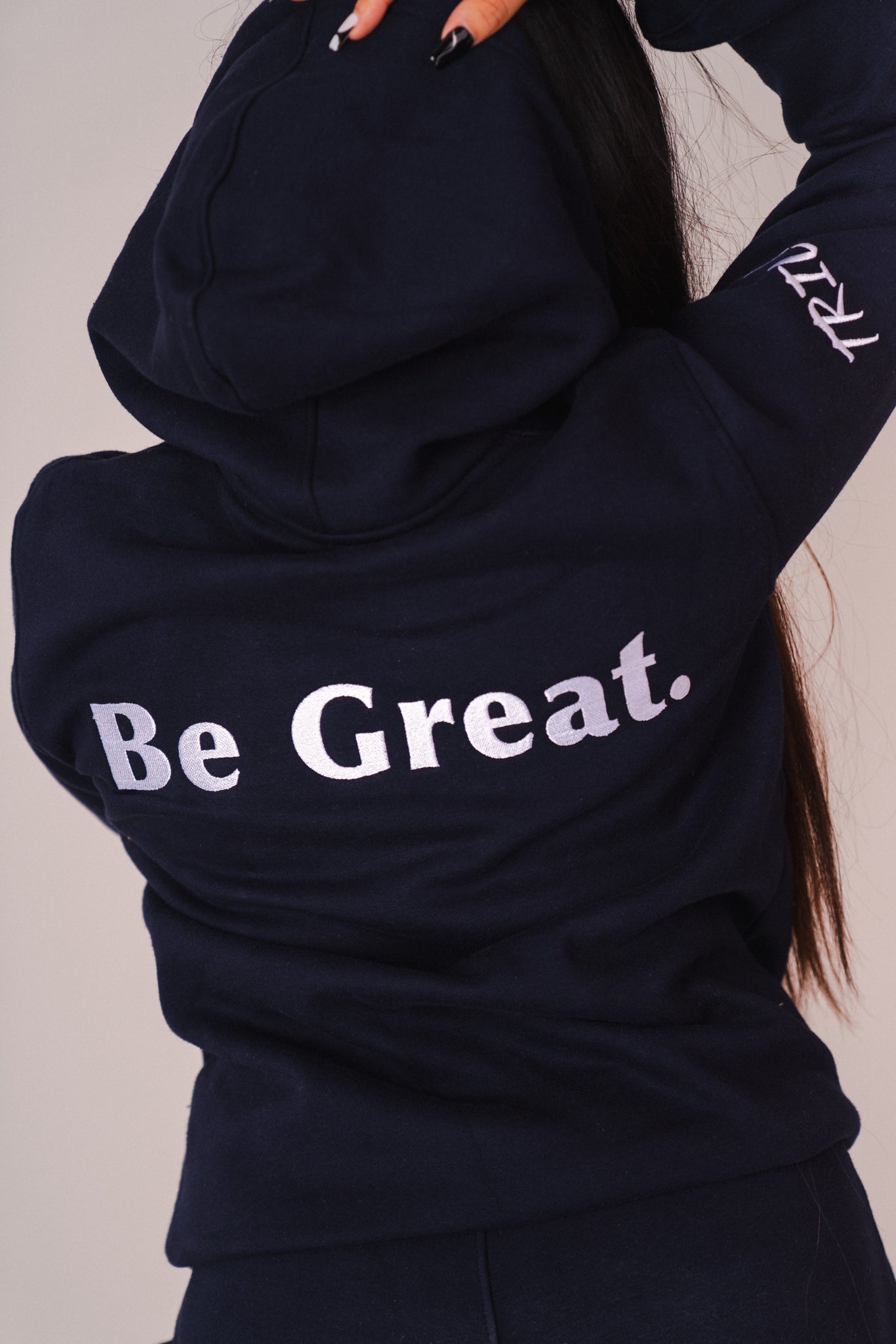 ZeTrillo "Be Great" Hoodie (Navy Blue)