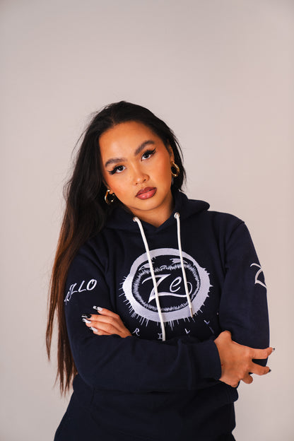 ZeTrillo "Be Great" Hoodie (Navy Blue)