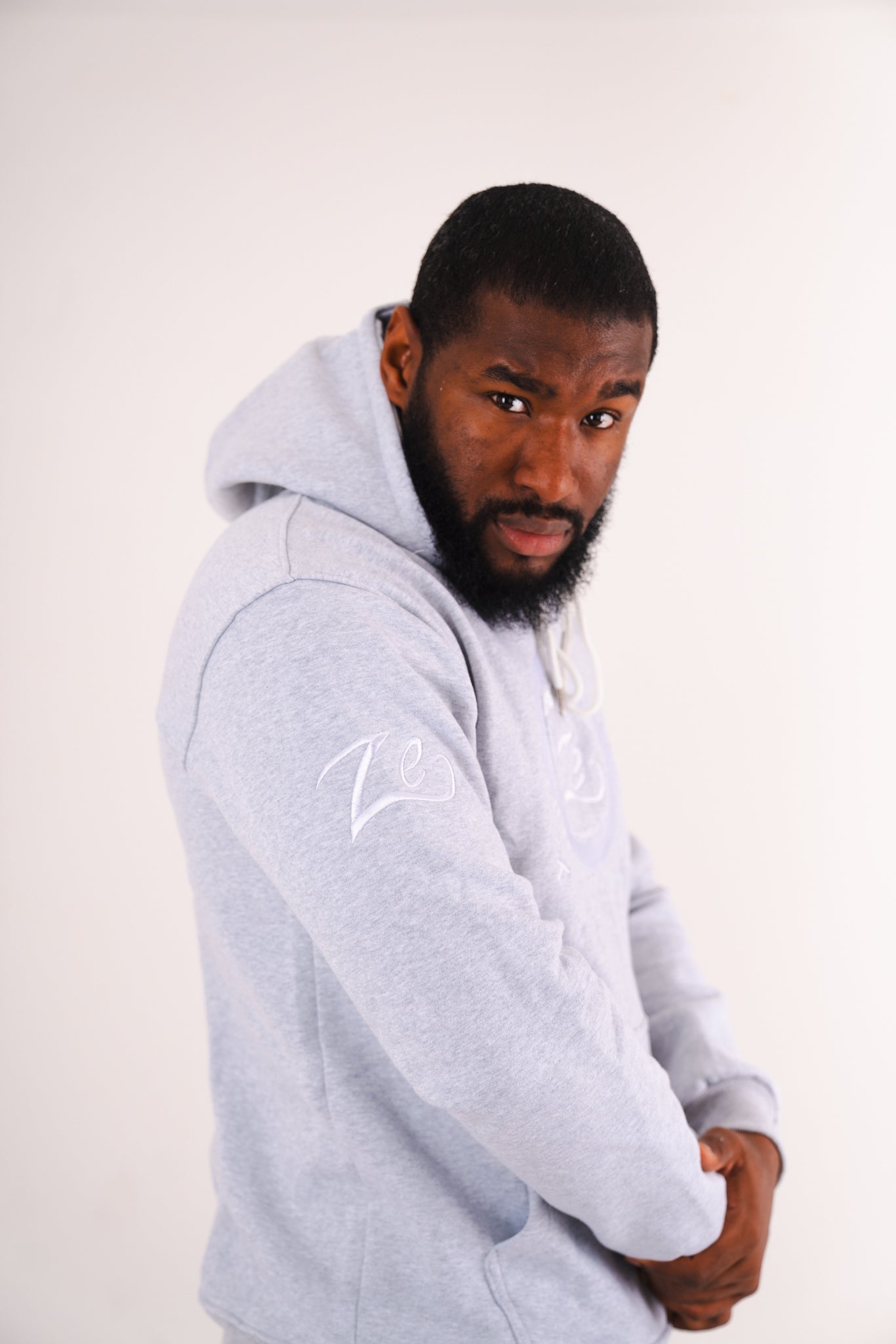 ZeTrillo "Be Great" Hoodie (Grey)