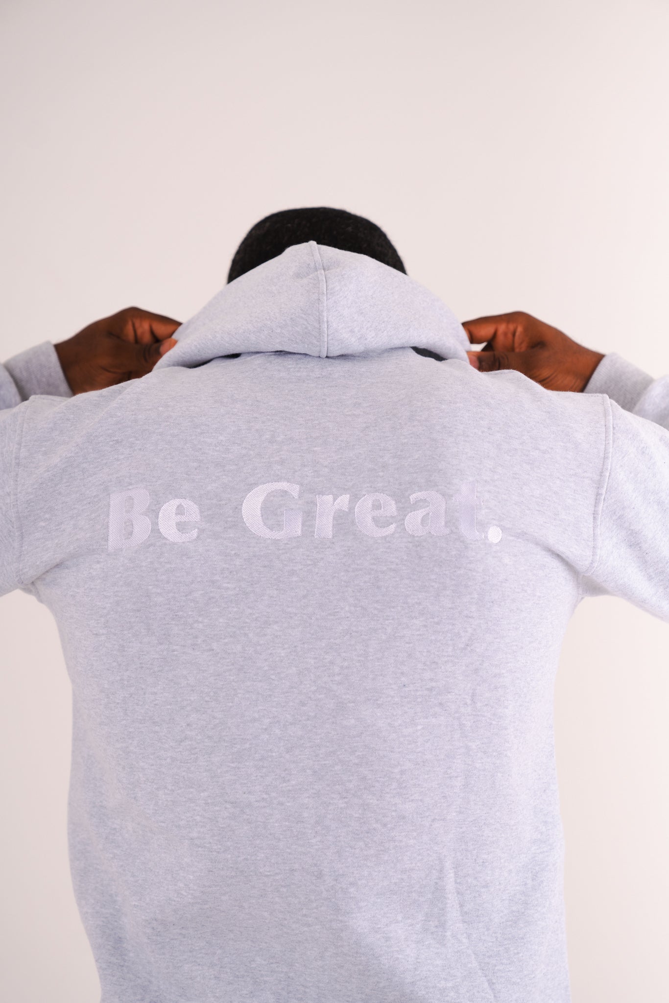 ZeTrillo "Be Great" Hoodie (Grey)