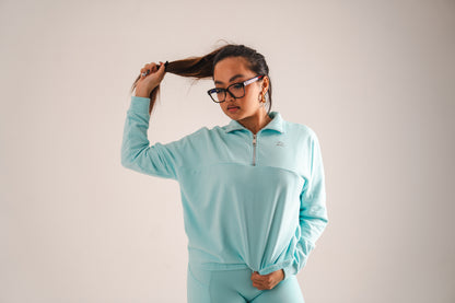 ZeTrillo Women's Gym Set: Turquoise Radiance