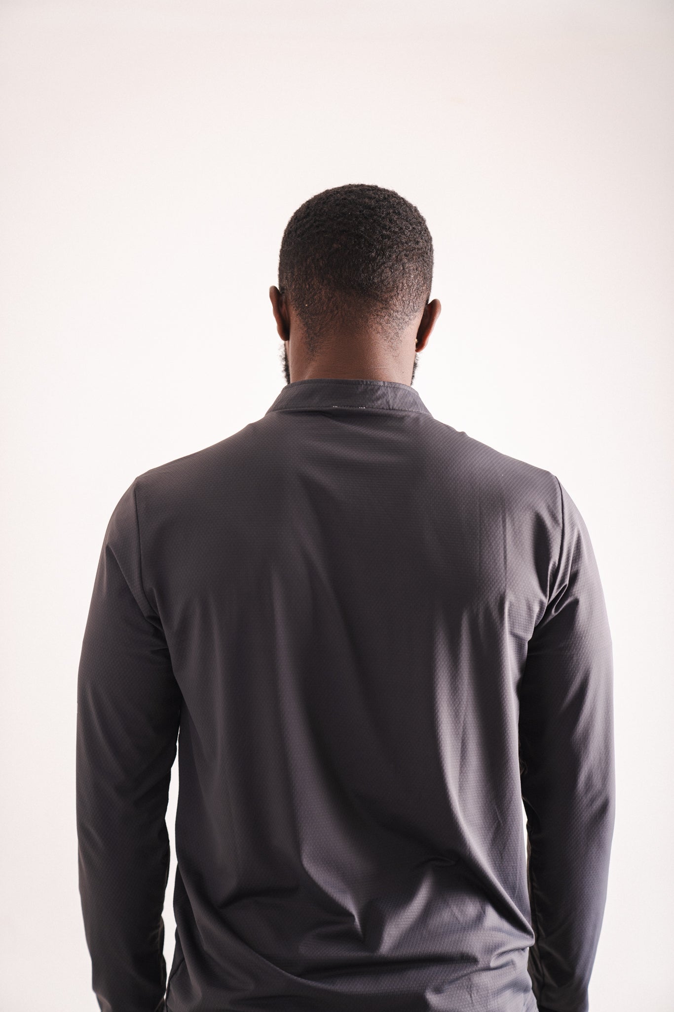 ZeTrillo Men's Fitted 1/4 Zip Gym Fleece: Night Runner Edition