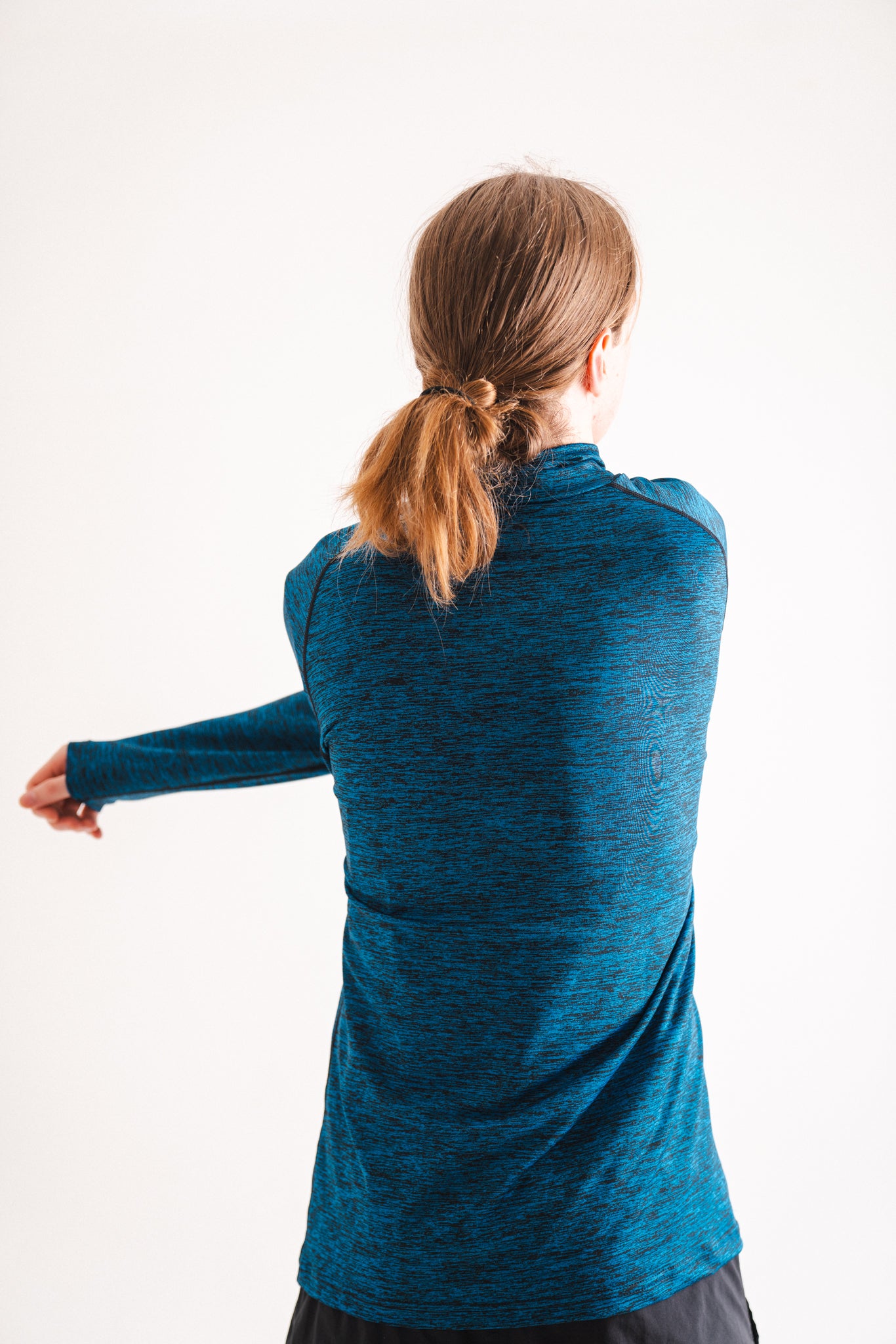 Men's 1/4 Zip Fleece: Deep Turquoise Edition