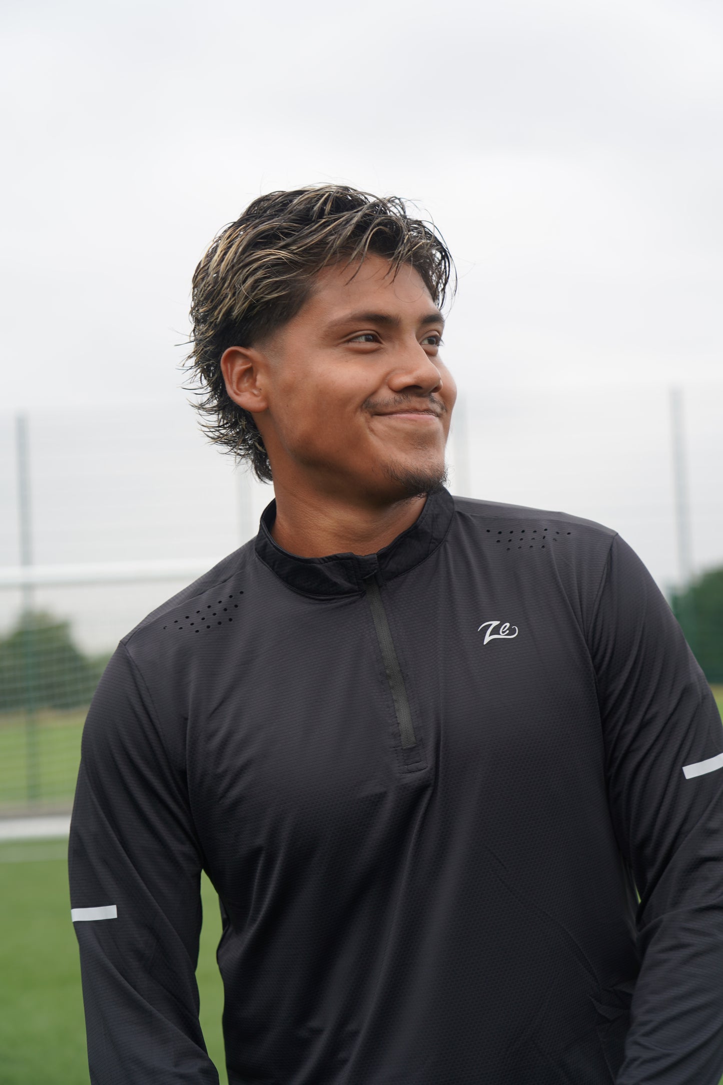 Ze 1/4 Zip ProFit Fleece - Black