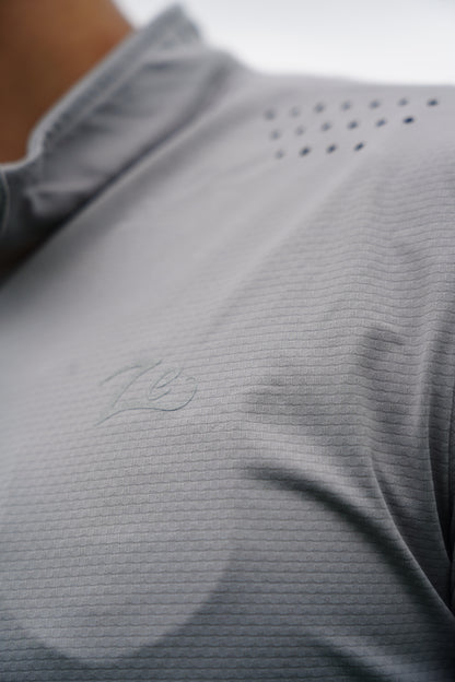 Ze 1/4 Zip ProFit Fleece - Light Grey