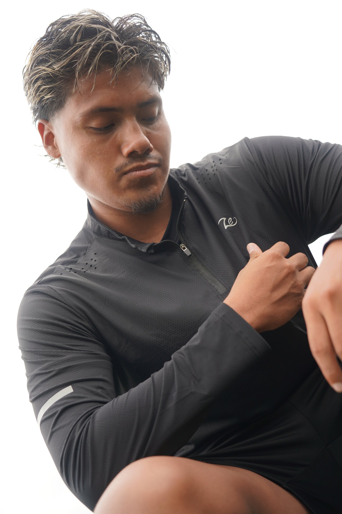 Ze 1/4 Zip ProFit Fleece - Black