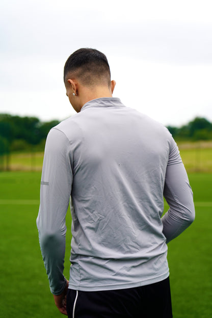 Ze 1/4 Zip ProFit Fleece - Light Grey
